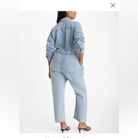 Express Denim Jumpsuit - Picture 5 of 9